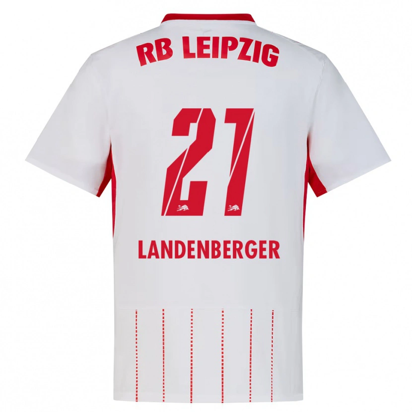 Danxen Mænd Julia Landenberger #21 Rød Hvid Gul Hjemmebane Spillertrøjer 2026/27 Trøje T-Shirt
