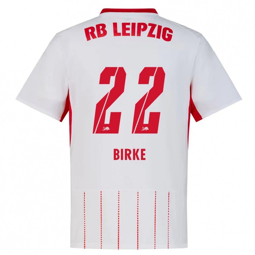 Danxen Mænd Lennox Birke #22 Rød Hvid Gul Hjemmebane Spillertrøjer 2026/27 Trøje T-Shirt