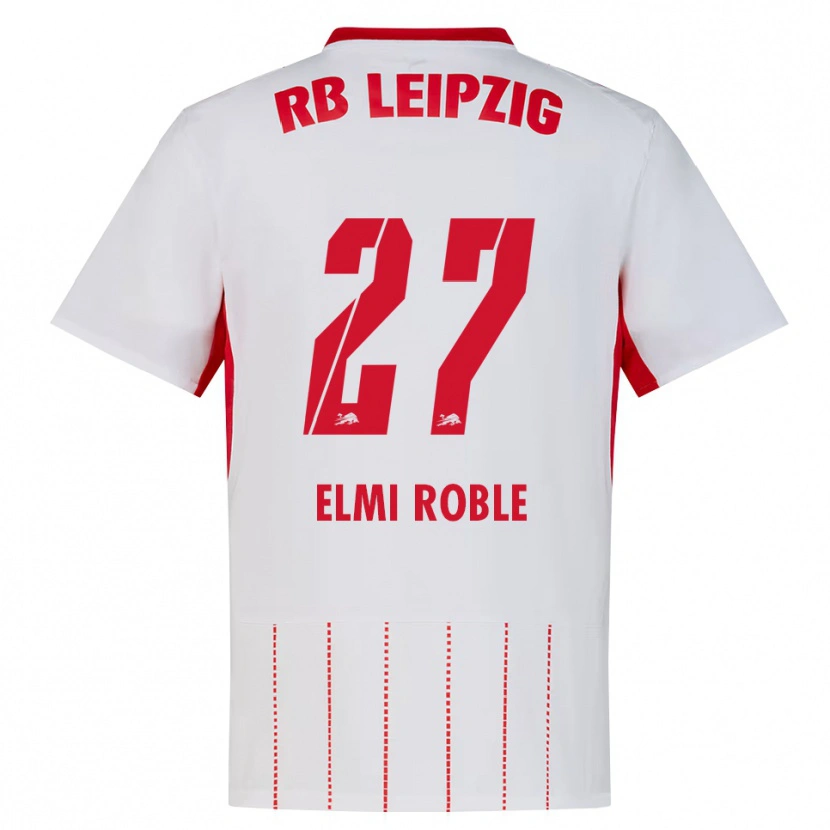 Danxen Mænd Alinur Elmi Roble #27 Rød Hvid Gul Hjemmebane Spillertrøjer 2026/27 Trøje T-Shirt