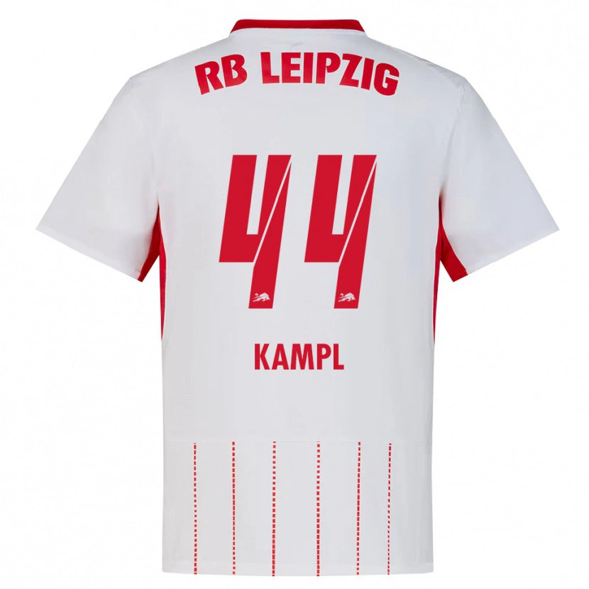 Danxen Mænd Kevin Kampl #44 Rød Hvid Gul Hjemmebane Spillertrøjer 2026/27 Trøje T-Shirt