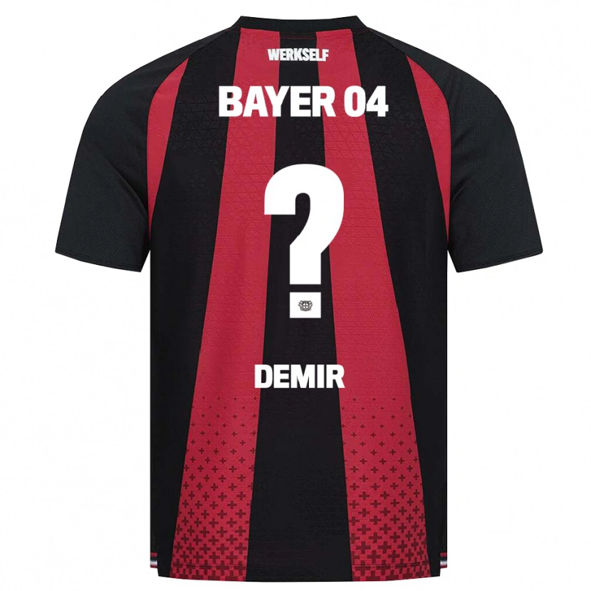 Danxen Mænd Celal Demir #0 Sort Hvid Rød Hjemmebane Spillertrøjer 2026/27 Trøje T-Shirt