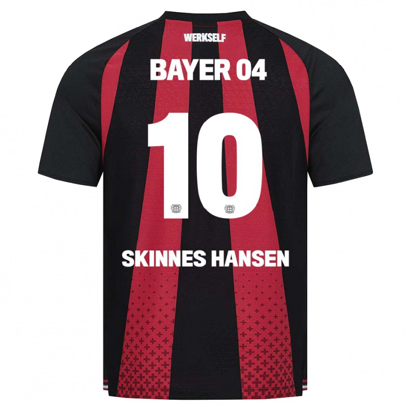 Danxen Mænd Synne Skinnes Hansen #10 Sort Hvid Rød Hjemmebane Spillertrøjer 2026/27 Trøje T-Shirt