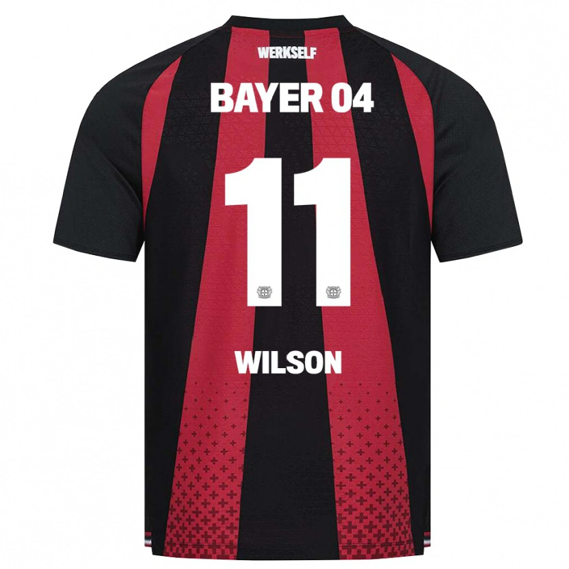 Danxen Mænd Clinton Wilson #11 Sort Hvid Rød Hjemmebane Spillertrøjer 2026/27 Trøje T-Shirt