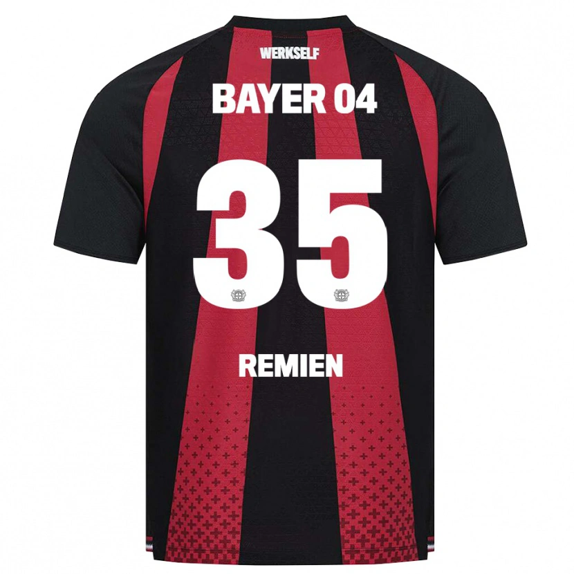 Danxen Mænd Louisa Remien #35 Sort Hvid Rød Hjemmebane Spillertrøjer 2026/27 Trøje T-Shirt
