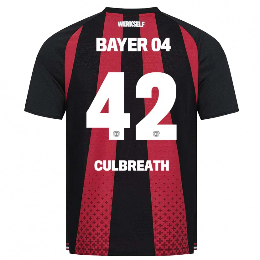 Danxen Mænd Montrell Culbreath #42 Sort Hvid Rød Hjemmebane Spillertrøjer 2026/27 Trøje T-Shirt