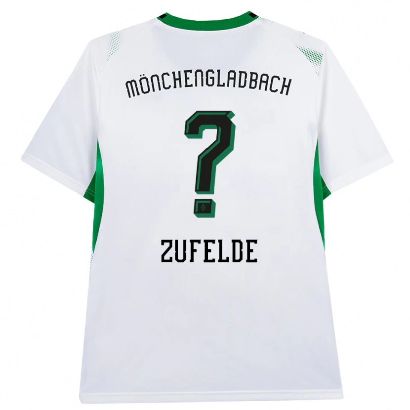 Danxen Mænd Isaac Zufelde #0 Hvid Sort Grøn Hjemmebane Spillertrøjer 2026/27 Trøje T-Shirt