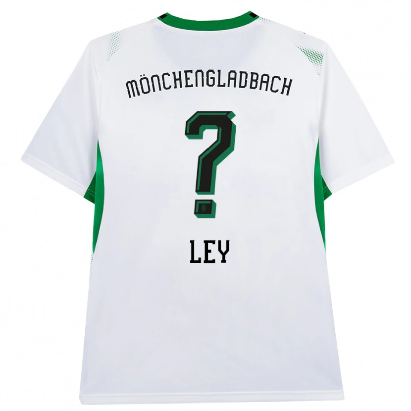 Danxen Mænd Marlon Ley #0 Hvid Sort Grøn Hjemmebane Spillertrøjer 2026/27 Trøje T-Shirt