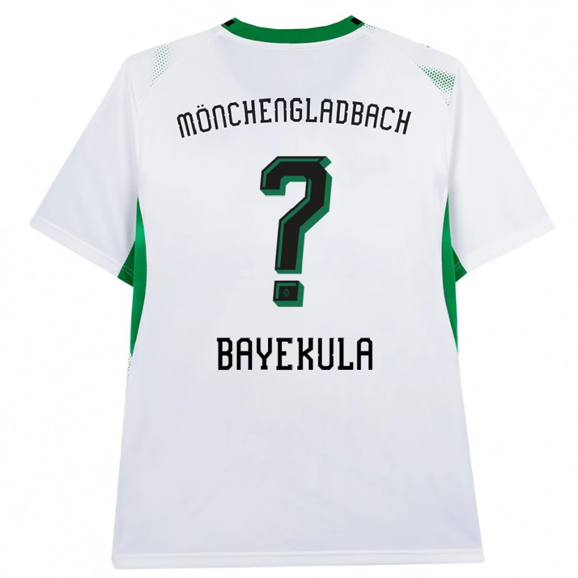 Danxen Mænd Emilyo Bayekula #0 Hvid Sort Grøn Hjemmebane Spillertrøjer 2026/27 Trøje T-Shirt