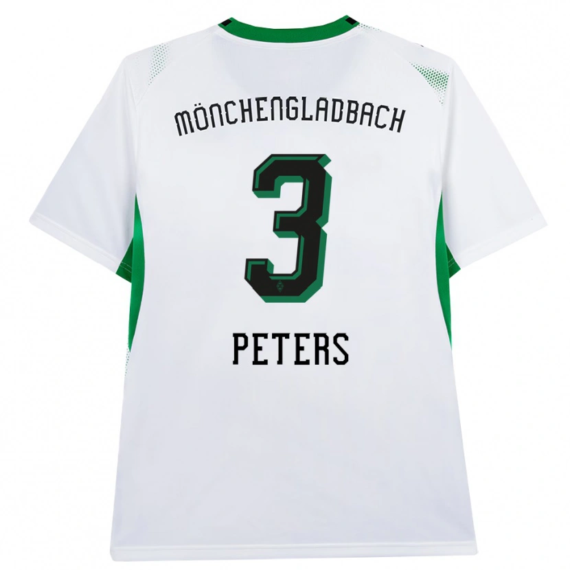 Danxen Mænd Nils Peters #3 Hvid Sort Grøn Hjemmebane Spillertrøjer 2026/27 Trøje T-Shirt