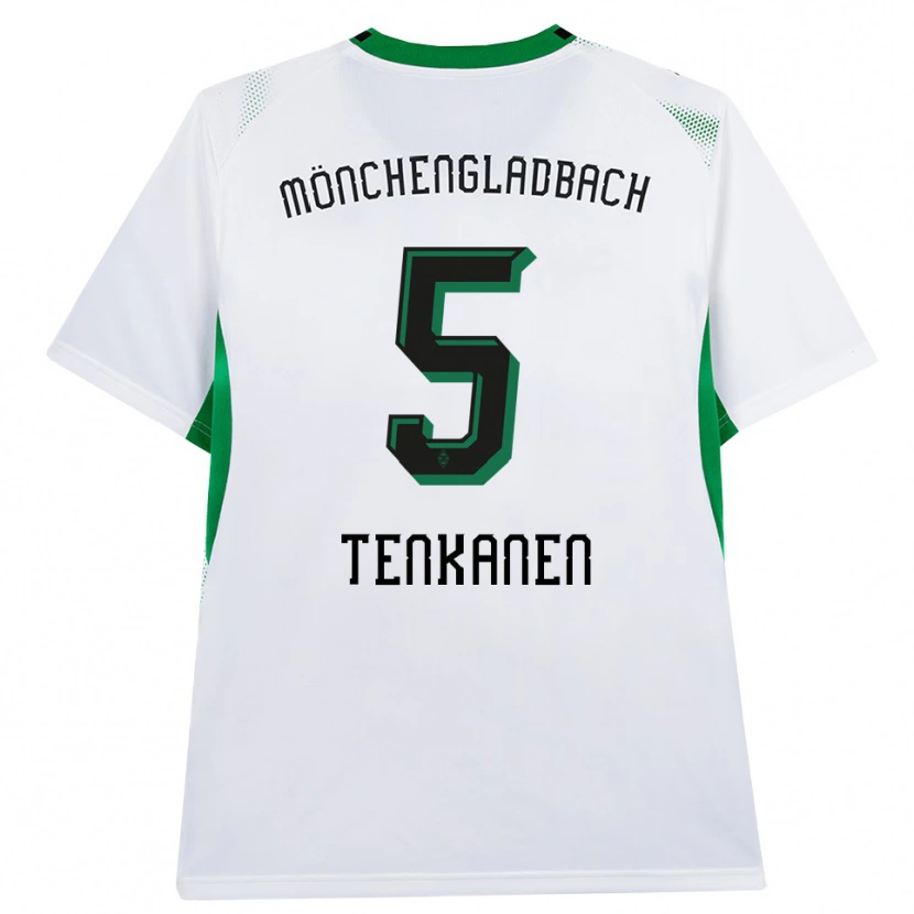 Danxen Mænd Luke Tenkanen #5 Hvid Sort Grøn Hjemmebane Spillertrøjer 2026/27 Trøje T-Shirt