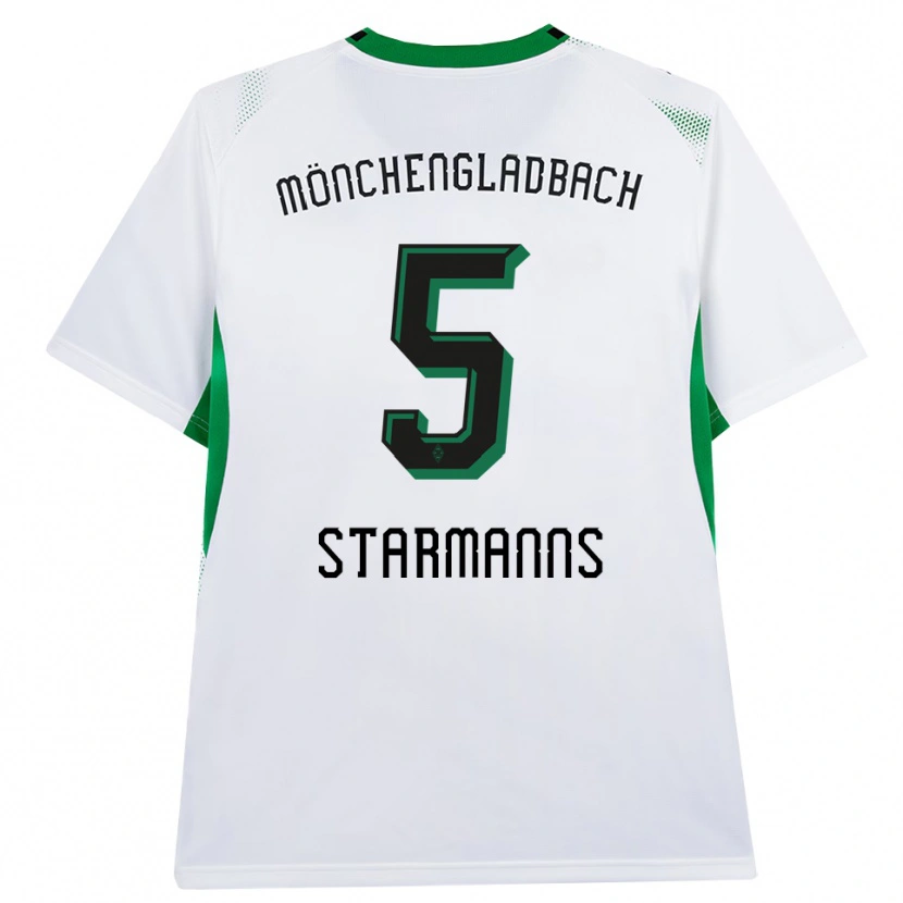 Danxen Mænd Sandra Starmanns #5 Hvid Sort Grøn Hjemmebane Spillertrøjer 2026/27 Trøje T-Shirt