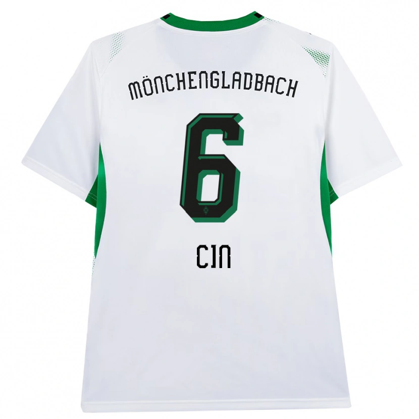 Danxen Mænd Miray Cin #6 Hvid Sort Grøn Hjemmebane Spillertrøjer 2026/27 Trøje T-Shirt