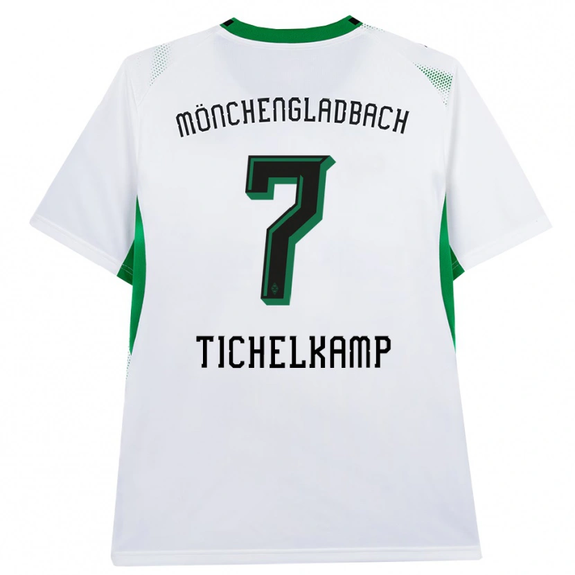 Danxen Mænd Emily Tichelkamp #7 Hvid Sort Grøn Hjemmebane Spillertrøjer 2026/27 Trøje T-Shirt