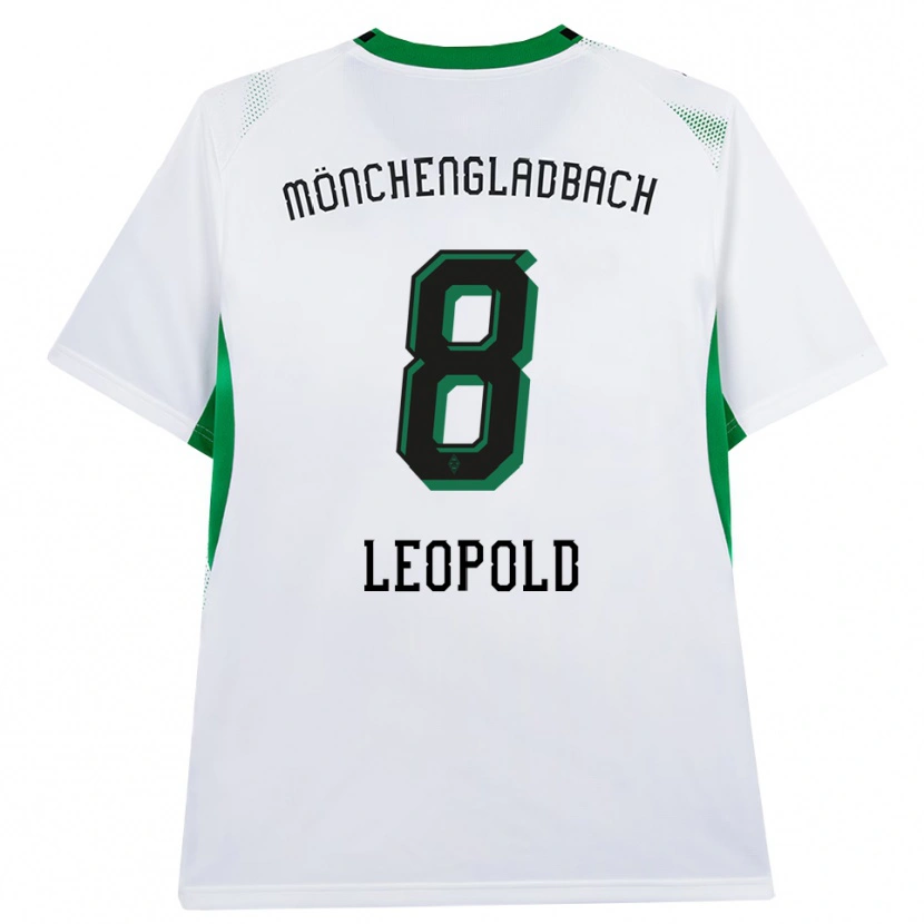Danxen Mænd Enzo Leopold #8 Hvid Sort Grøn Hjemmebane Spillertrøjer 2026/27 Trøje T-Shirt