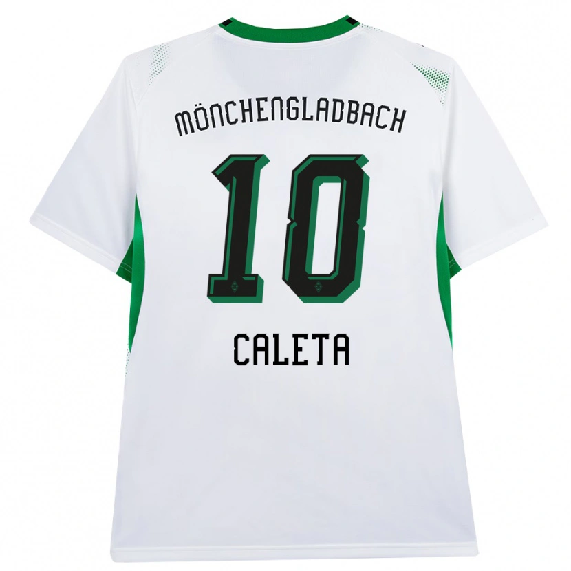Danxen Mænd Ivan Caleta #10 Hvid Sort Grøn Hjemmebane Spillertrøjer 2026/27 Trøje T-Shirt