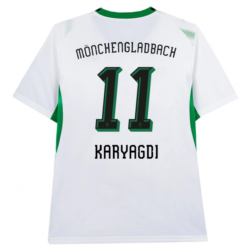 Danxen Mænd Kerim Karyagdi #11 Hvid Sort Grøn Hjemmebane Spillertrøjer 2026/27 Trøje T-Shirt