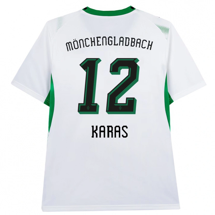 Danxen Mænd Rafael Karas #12 Hvid Sort Grøn Hjemmebane Spillertrøjer 2026/27 Trøje T-Shirt