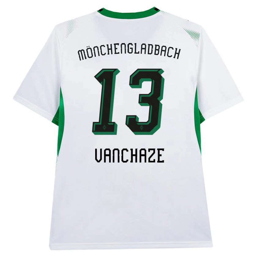 Danxen Mænd Charly Vanchaze #13 Hvid Sort Grøn Hjemmebane Spillertrøjer 2026/27 Trøje T-Shirt