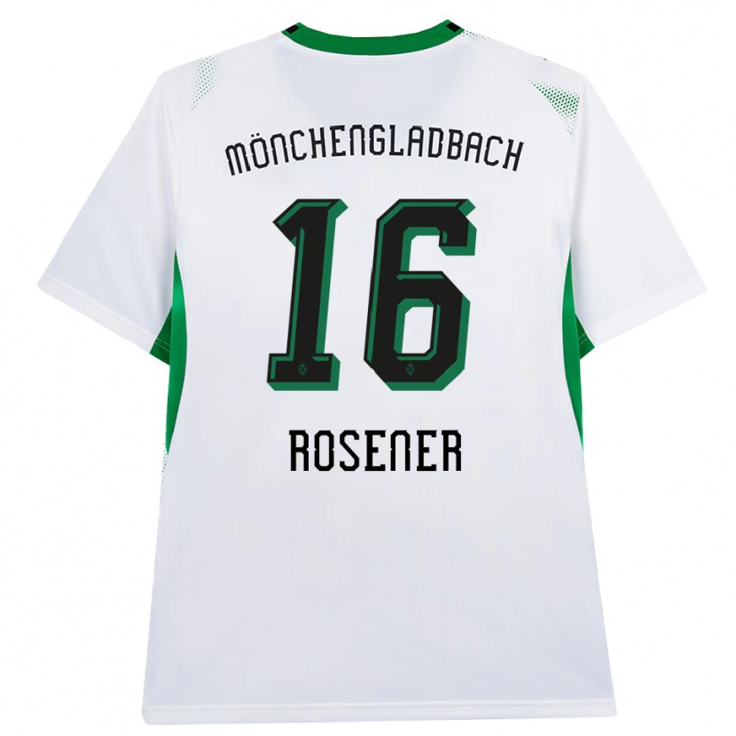 Danxen Mænd Chiara Rösener #16 Hvid Sort Grøn Hjemmebane Spillertrøjer 2026/27 Trøje T-Shirt