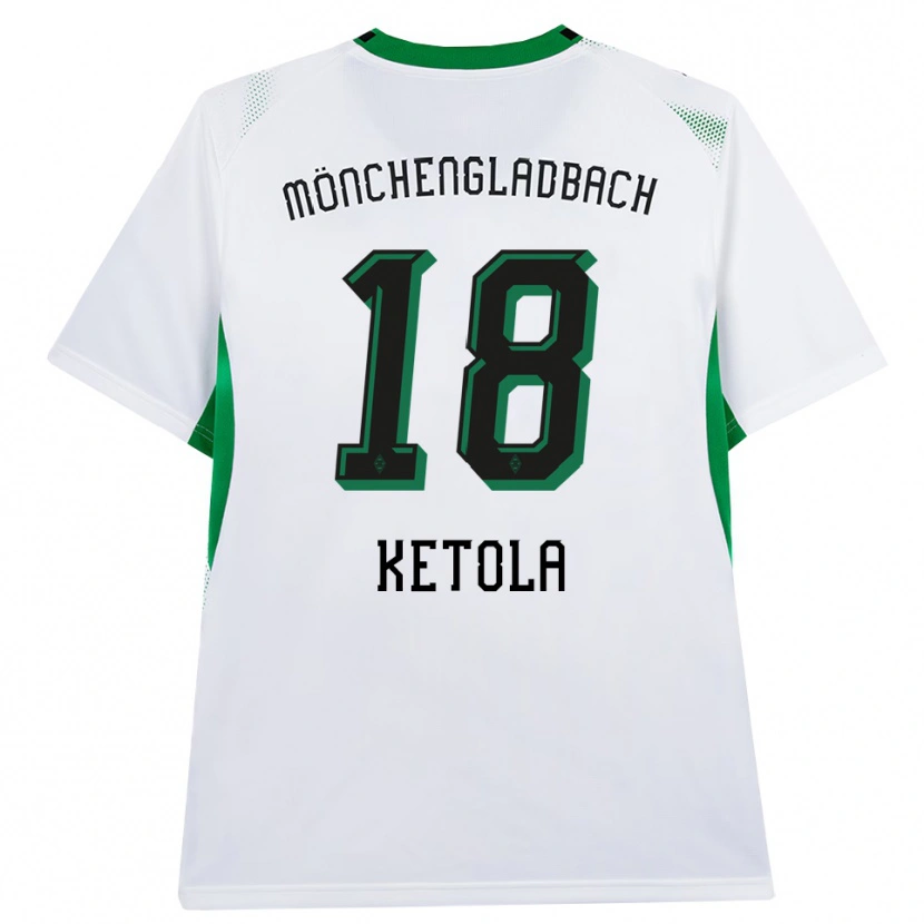 Danxen Mænd Sulo Ketola #18 Hvid Sort Grøn Hjemmebane Spillertrøjer 2026/27 Trøje T-Shirt