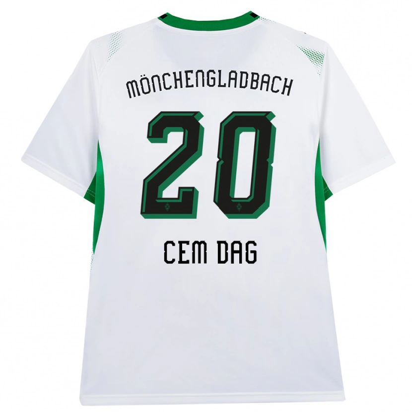 Danxen Mænd Cem Dag #20 Hvid Sort Grøn Hjemmebane Spillertrøjer 2026/27 Trøje T-Shirt