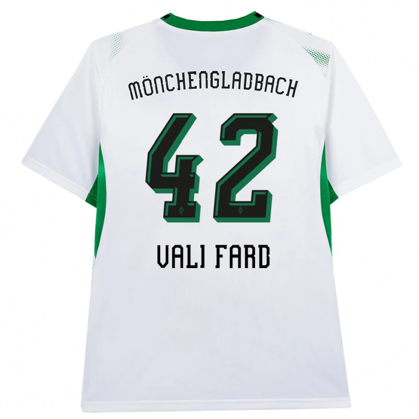 Danxen Mænd Elias Vali Fard #42 Hvid Sort Grøn Hjemmebane Spillertrøjer 2026/27 Trøje T-Shirt