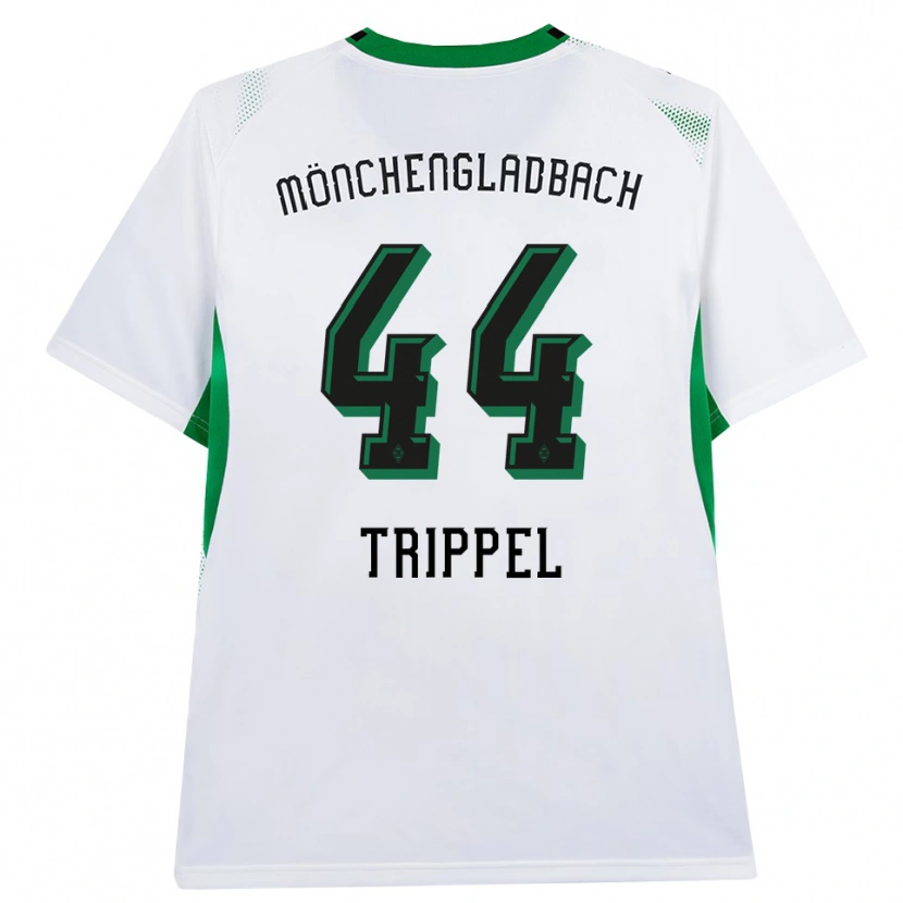 Danxen Mænd Marcello Trippel #44 Hvid Sort Grøn Hjemmebane Spillertrøjer 2026/27 Trøje T-Shirt