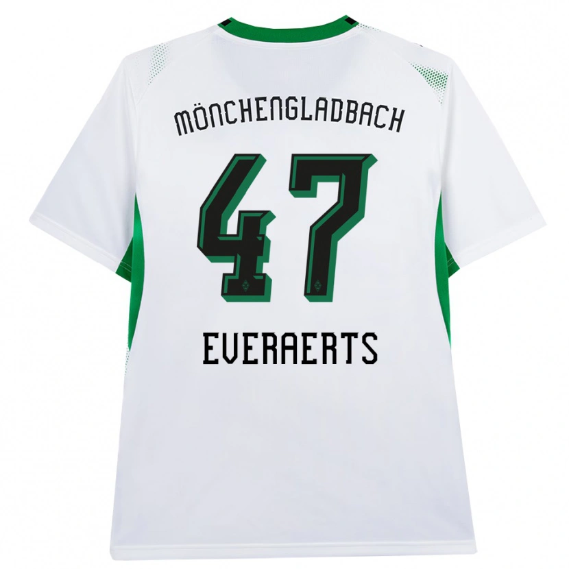 Danxen Mænd Kim Everaerts #47 Hvid Sort Grøn Hjemmebane Spillertrøjer 2026/27 Trøje T-Shirt