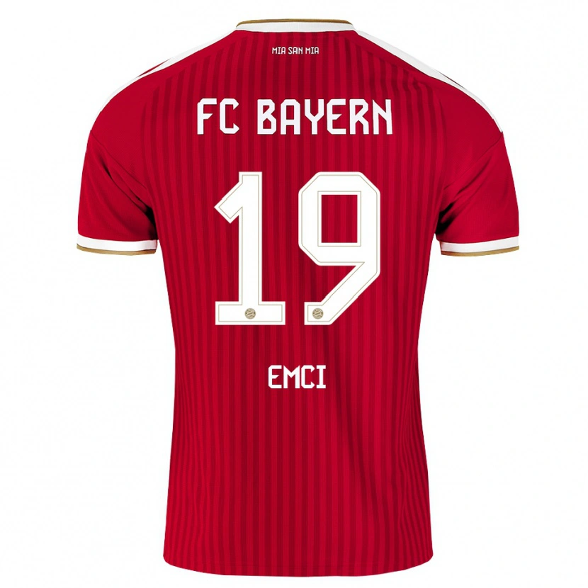 Danxen Mænd Ben Emci #19 Rød Hvid Blå Hjemmebane Spillertrøjer 2026/27 Trøje T-Shirt