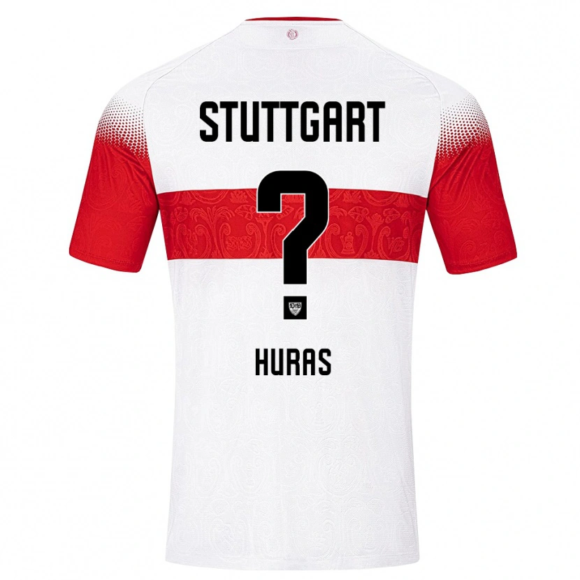 Danxen Mænd Mike Huras #0 Hvid Rød Gul Hjemmebane Spillertrøjer 2026/27 Trøje T-Shirt
