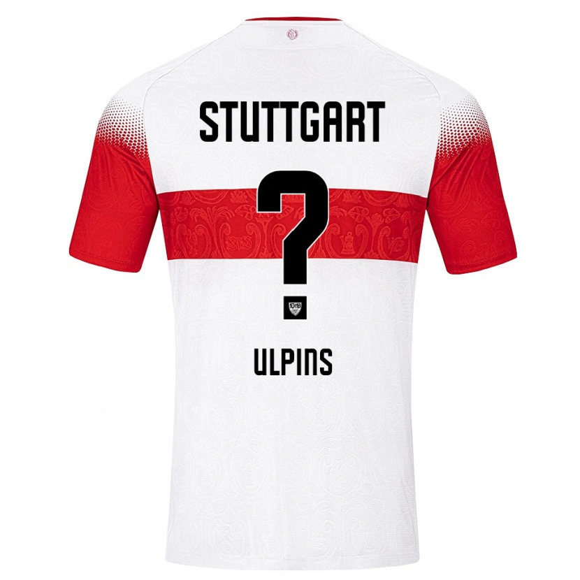 Danxen Mænd Timo Ulpins #0 Hvid Rød Gul Hjemmebane Spillertrøjer 2026/27 Trøje T-Shirt