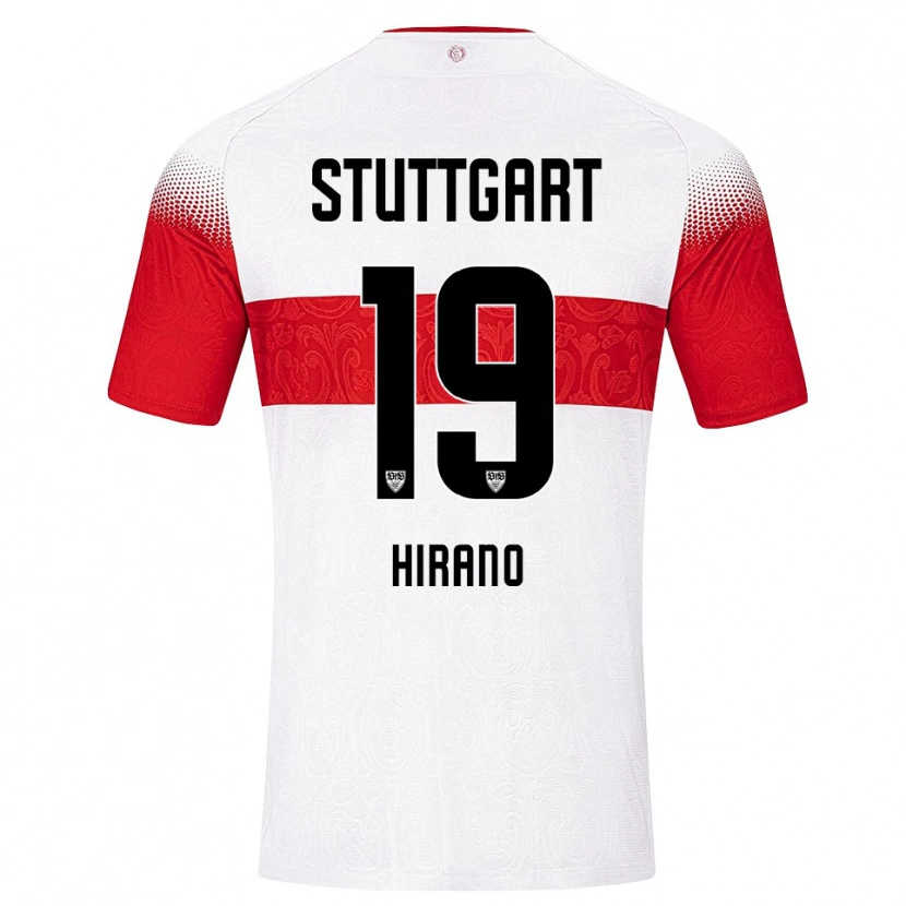 Danxen Mænd Yuka Hirano #19 Hvid Rød Gul Hjemmebane Spillertrøjer 2026/27 Trøje T-Shirt