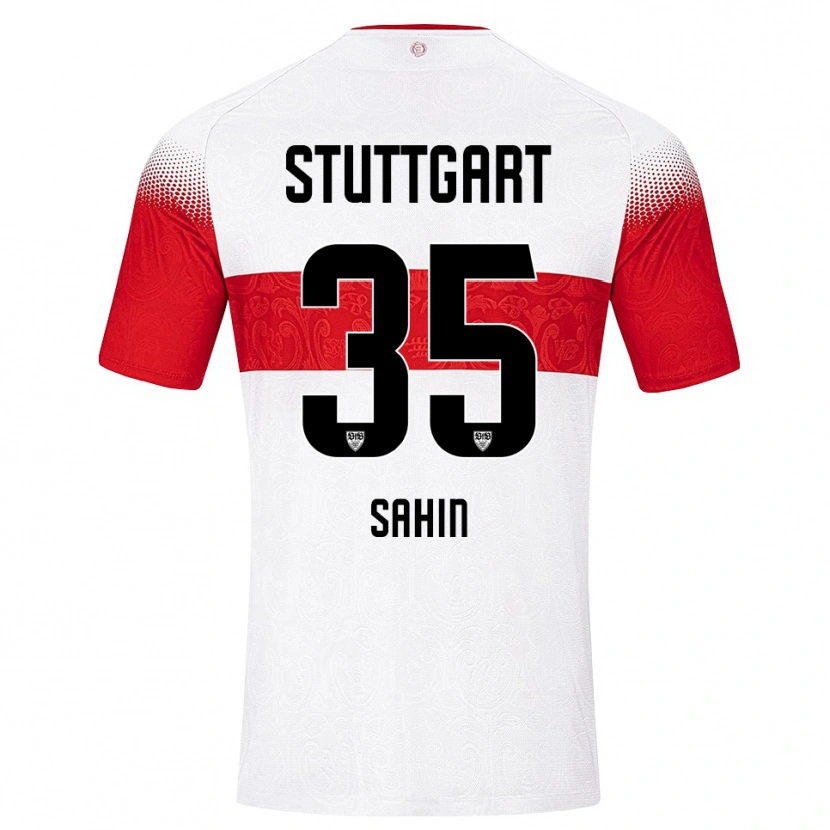 Danxen Mænd Mehmet Sahin #35 Hvid Rød Gul Hjemmebane Spillertrøjer 2026/27 Trøje T-Shirt
