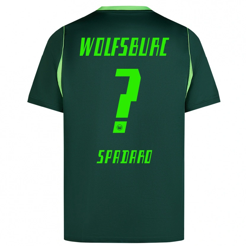 Danxen Mænd Michele Spadaro #0 Mørkegrøn Hvid Hjemmebane Spillertrøjer 2026/27 Trøje T-Shirt