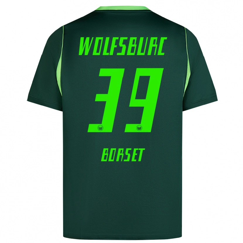 Danxen Mænd Anders Rønne Børset #39 Mørkegrøn Hvid Hjemmebane Spillertrøjer 2026/27 Trøje T-Shirt