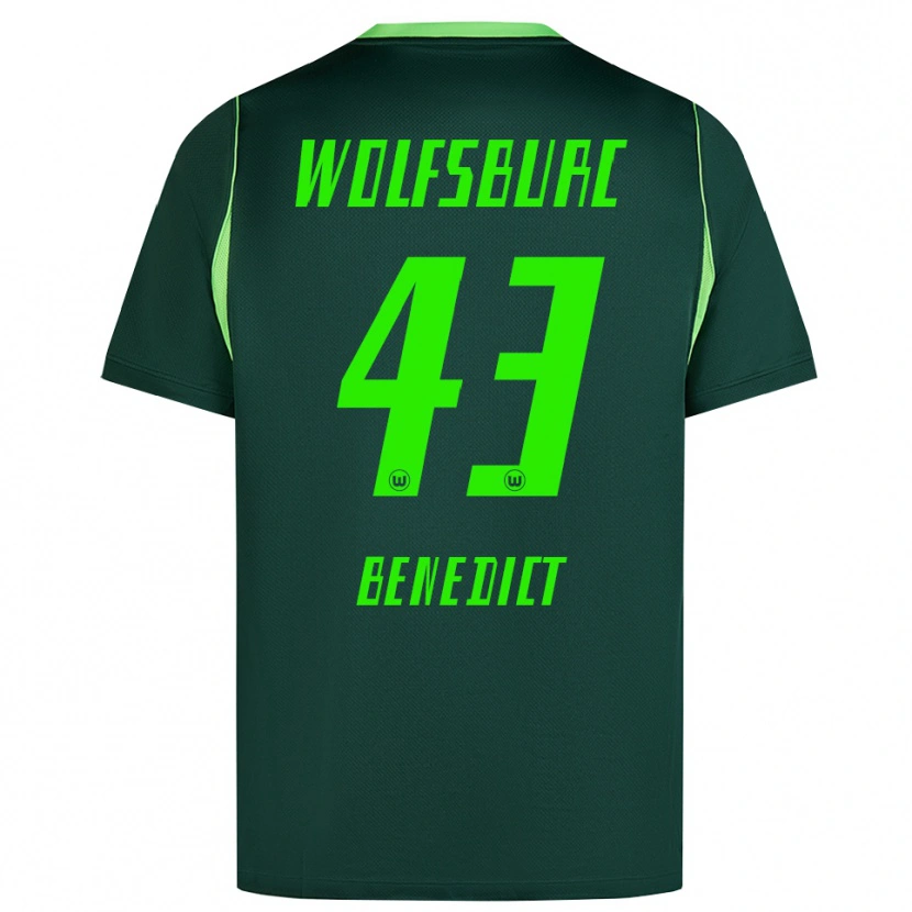 Danxen Mænd Trevor Benedict #43 Mørkegrøn Hvid Hjemmebane Spillertrøjer 2026/27 Trøje T-Shirt