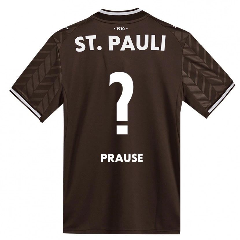 Danxen Mænd Sebastian Prause #0 Cafe Hvid Hjemmebane Spillertrøjer 2026/27 Trøje T-Shirt