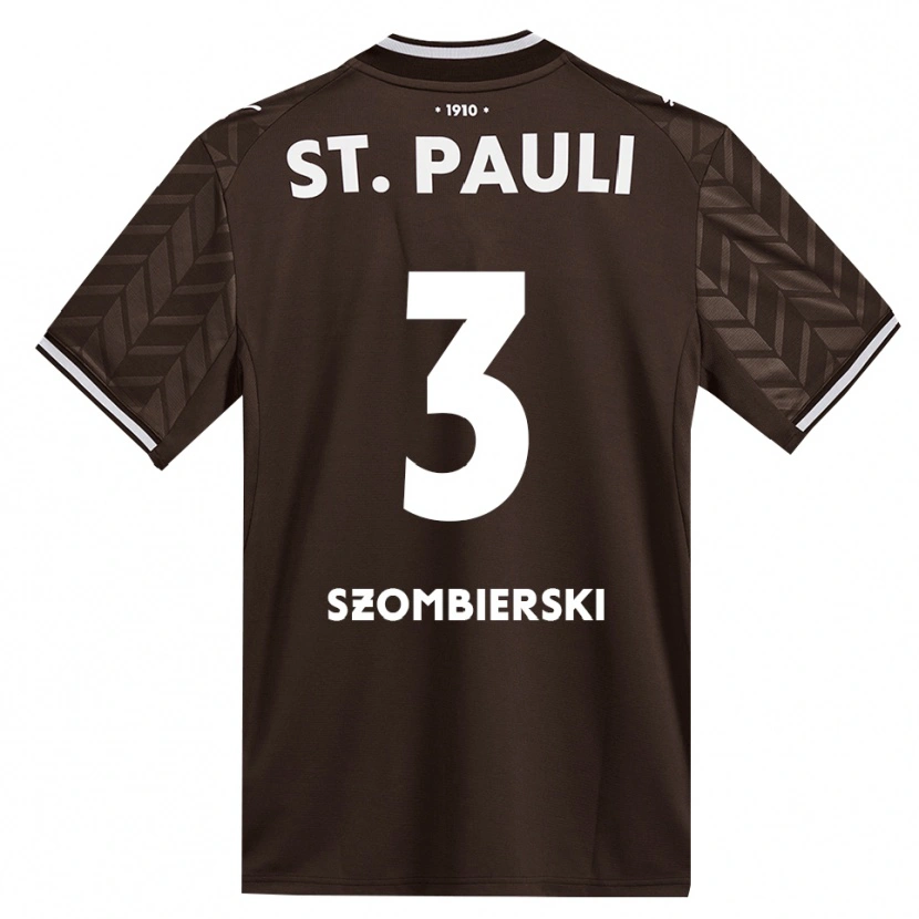 Danxen Mænd Sebastian Szombierski #3 Cafe Hvid Hjemmebane Spillertrøjer 2026/27 Trøje T-Shirt