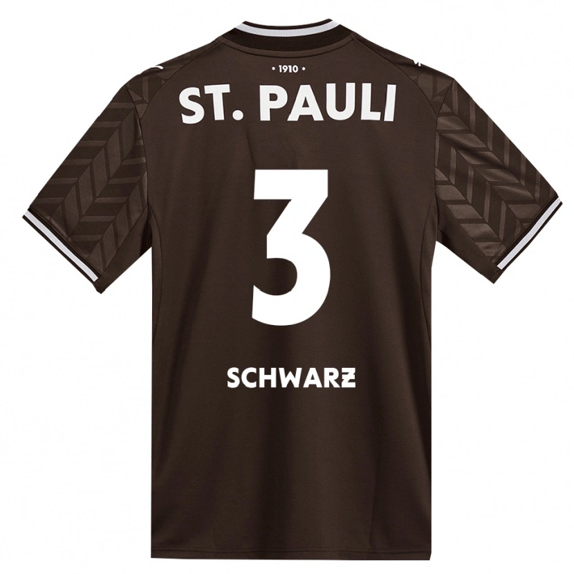 Danxen Mænd Jannick Schwarz #3 Cafe Hvid Hjemmebane Spillertrøjer 2026/27 Trøje T-Shirt