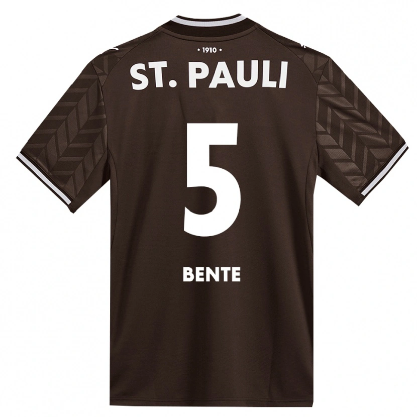 Danxen Mænd Joris Bente #5 Cafe Hvid Hjemmebane Spillertrøjer 2026/27 Trøje T-Shirt
