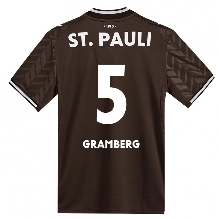 Danxen Mænd Jamel Gramberg #5 Cafe Hvid Hjemmebane Spillertrøjer 2026/27 Trøje T-Shirt