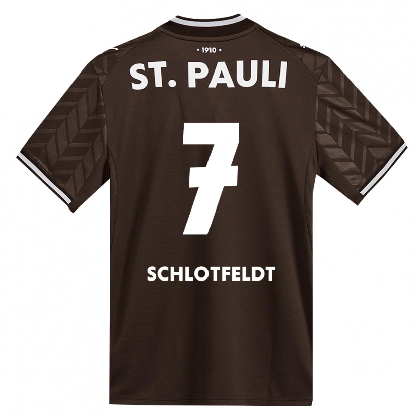 Danxen Mænd Tim Schlotfeldt #7 Cafe Hvid Hjemmebane Spillertrøjer 2026/27 Trøje T-Shirt