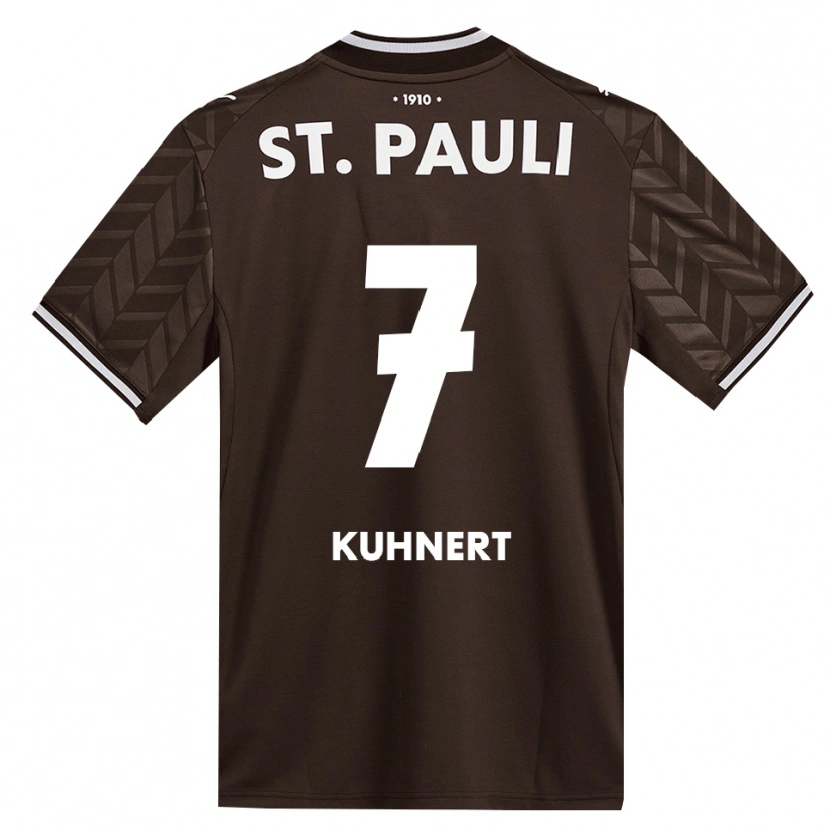 Danxen Mænd Carlotta Kuhnert #7 Cafe Hvid Hjemmebane Spillertrøjer 2026/27 Trøje T-Shirt