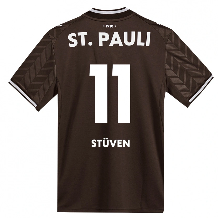 Danxen Mænd Max Stüven #11 Cafe Hvid Hjemmebane Spillertrøjer 2026/27 Trøje T-Shirt