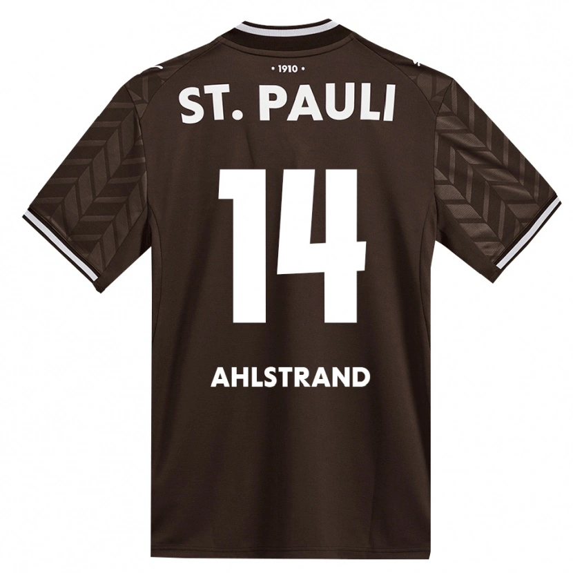 Danxen Mænd Erik Ahlstrand #14 Cafe Hvid Hjemmebane Spillertrøjer 2026/27 Trøje T-Shirt
