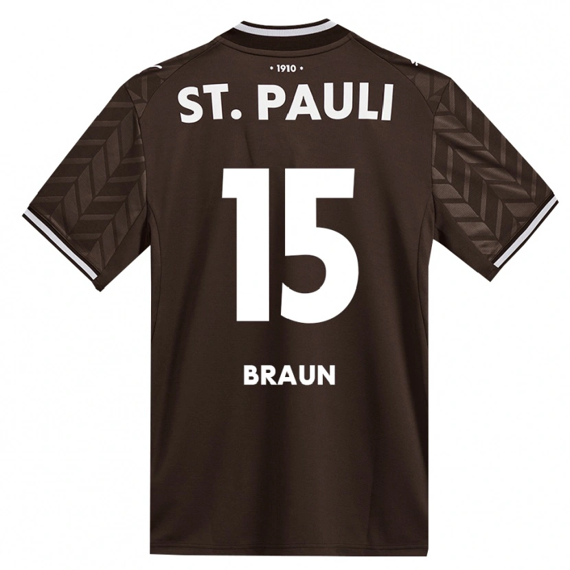 Danxen Mænd Fynn Braun #15 Cafe Hvid Hjemmebane Spillertrøjer 2026/27 Trøje T-Shirt