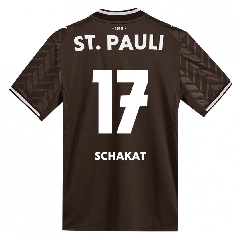 Danxen Mænd Julian Schakat #17 Cafe Hvid Hjemmebane Spillertrøjer 2026/27 Trøje T-Shirt