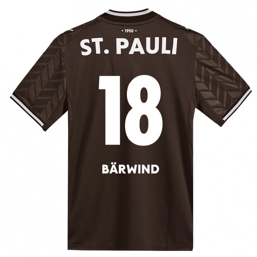 Danxen Mænd Jonas Bärwind #18 Cafe Hvid Hjemmebane Spillertrøjer 2026/27 Trøje T-Shirt