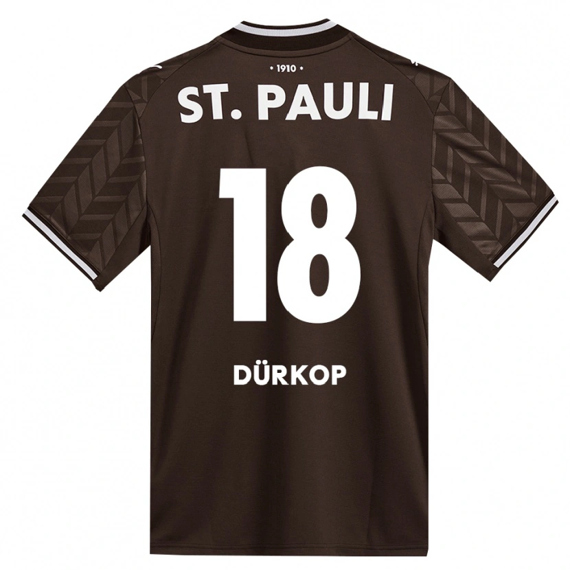 Danxen Mænd Paul Dürkop #18 Cafe Hvid Hjemmebane Spillertrøjer 2026/27 Trøje T-Shirt