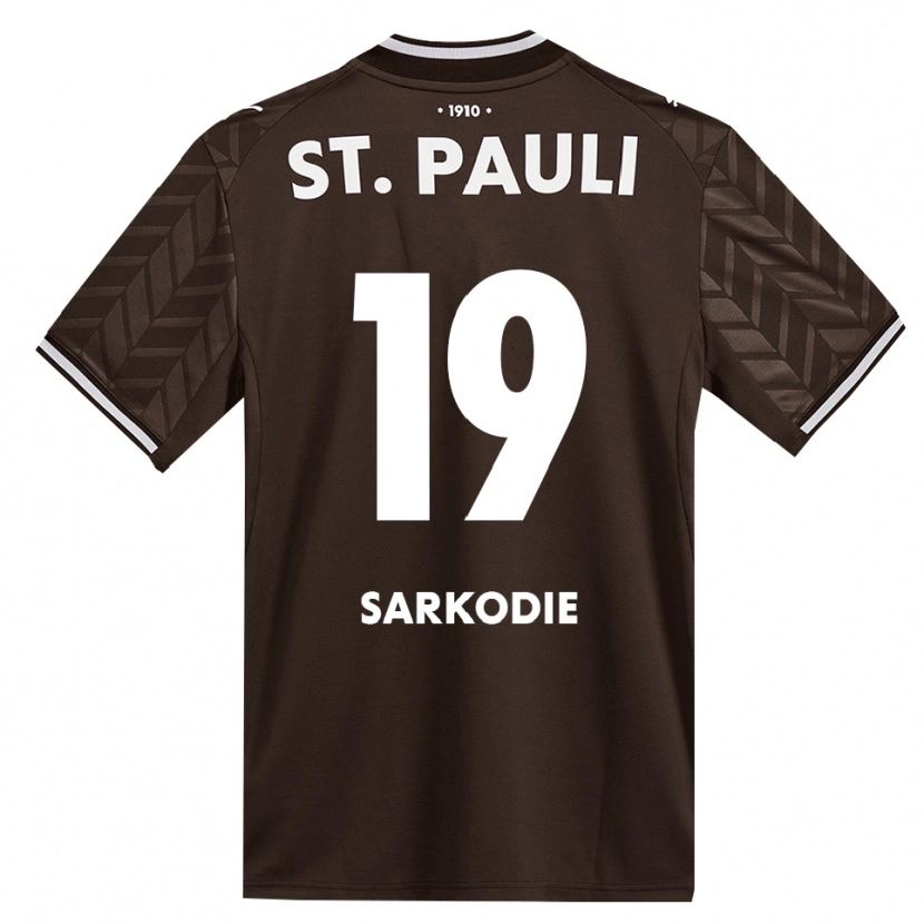 Danxen Mænd Joel Sarkodie #19 Cafe Hvid Hjemmebane Spillertrøjer 2026/27 Trøje T-Shirt